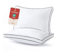 MUXHOMO Bed Pillows Queen Size Set of 2, Hotel Collection Sleeping Pillows 2 Pack for Side and Back Sleepers, Down Alternative Plump Filling, 20 x 30 Inches