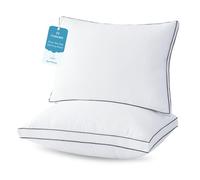MUXHOMO Bed Pillows Queen Size Set of 2, Hotel Collection Sleeping Pillows 2 Pack for Side and Back Sleepers, Down Alternative Plump Filling, 20 x 30 Inches