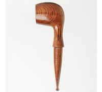 MUXIANG Handmade Tobacco Pipes Wooden Pipe Stand Rack Holder 10 Tobacco Pipe Accessories -3 in 1 Knife 9mm Filters Screen Ball Cork Knoker Brush Bag Cleaners AD0001-A