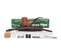 MUXIANG Rosewood Pipe For 9mm Filter one pipe two mouthpieces free 10-piece set AD0016-D