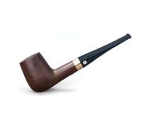 MUXIANG Straight Tobacco Pipe Ebony Wooden Pipe Handmade Pipe 9mm Filter 10 Pipe Cleaning Tools AC0015