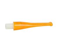 MUXIANG Straight Yellow Melange Pipe Stem Replacement Mouthpiece Fit 9mm Filters for Tobacco Pipes Style BE0161
