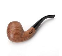 MUXIANG Tobacco Pipes +10 Cleaning Tools Rose Wooden Tobacco Pipe Tube 9mm Filter Rack Cleaners Scraper Screen Filter Knife Bag Brush Box Rubber Pipe Bits AD0018