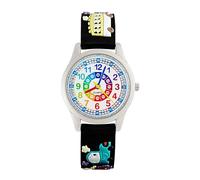 MUXIJIA Children's Educational Watch - Analogue Quartz Wrist Watches for Boys and Girls - 3D Cartoon Silicone Strap Watch for Children and Boys from 3-10 Years, B05/Xqc - Black
