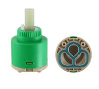 Muxios 2 Pack Tap Cartridge, Ceramic Faucet Cartridge, Ceramic Disc Cartridg Valve, Mix Tap Inner Cartridge Replacement for Bathroom Kitchen Faucet 35MM