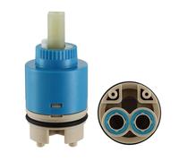 Muxios 35MM Tap Cartridge, Ceramic Faucet Cartridge, Ceramic Disc Cartridg Valve, Mix Tap Inner Cartridge Replacement for Bathroom Kitchen Faucet