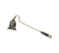 MUXSAM Candle Snuffer for Candle Wick Extinguisher Candle with Long Handle | Vintage candle snuffer for gifts home decoration, enamel safe extinguishing tea lights glass candles candle making