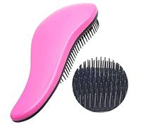 Muxtraders Detangle Hair Brush for Women & Men - Wet Thick Curly & Fine Hair, Tangle Teaser with Pink Bristles