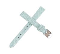 MUXUMAO Women's Nylon Watch Strap, Soft Denim Style Quick-release Nylon Bracelet 8mm 10mm 12mm 14mm 16mm Universal Watch Band(Light green,12mm)