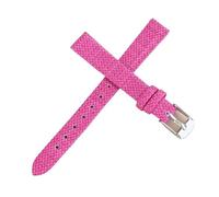 MUXUMAO Women's Nylon Watch Strap, Soft Denim Style Quick-release Nylon Bracelet 8mm 10mm 12mm 14mm 16mm Universal Watch Band(Plum red,12mm)