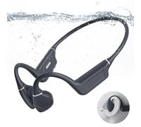 MUXUN Bone Conduction Headphones, Bluetooth&32GB MP3 Player Open Ear Headphones IP68 Waterproof Bone Conduction Headphones Bluetooth,Built-in Microphone