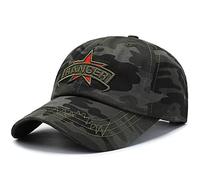 MUYAN Camouflage Baseball Cap Men's Army Camo Washed Cap Unisex Cotton Sport Casual Sun Visor Hat, A-Green, 0-3 Months