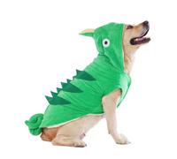 MuYaoPet Chameleon Dog Costume for Halloween,Winter Fleece Pet Cat Coat Jacket for Small Medium Large Dog,Pet Funny Clothes Hoodie Labrador Bulldog Chihuahua (Green, 4XL)