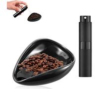 MUYAPAY 2 PCS Coffee Bean Dosing Cup Coffee Dosing Cup Matte Black
