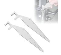 MUYAPAY 2 Pcs Fire Department Picks Steel Spring Picks Lockpicking Set Firefighter Professional Portable Picks for Beginners, Fireman, Road Police