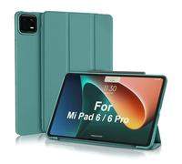 MuyDoux Case for Xiaomi Mi Pad 6/6 Pro 11 Inch 2023, Premium PU Cover with Soft Flexible Back, Auto Sleep/Wake, Ultra Thin Lightweight Protective Case for Xiaomi Mi Pad 6/ Mi Pad 6 Pro, Night Green