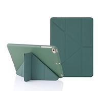 MuyDoux Origami Case for iPad mini 5 4 3 2, iPad Mini Case 7.9 Inch, 5-in-1 Multiple Viewing Angles, Smooth Front Cover & Shockproof Soft Flexible Back, Auto Sleep/Wake, Midnight Green