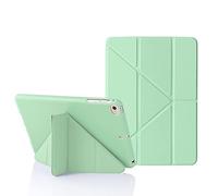 MuyDoux Origami Case for iPad mini 5 4 3 2, iPad Mini Case 7.9 Inch, 5-in-1 Multiple Viewing Angles, Smooth Front Cover & Shockproof Soft Flexible Back, Auto Sleep/Wake, Green
