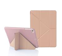 MuyDoux Origami Case for iPad mini 5 4 3 2, iPad Mini Case 7.9 Inch, 5-in-1 Multiple Viewing Angles, Smooth Front Cover & Shockproof Soft Flexible Back, Auto Sleep/Wake, Rose Gold