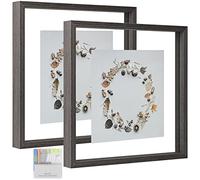 MUYE Floating Frame with Double Glass Grey 12x12