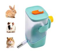 MUYG Water Bottle for Rabbits No Drip,Small Animal Leak Proof Water Bottle for Cage Crate,23 oz Pet Hanging Water Dispenser for Bunny Guinea Pig Chinchilla Ferret Squirrel Hedgehog(Green)