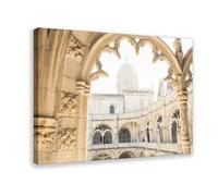 MUYGGAFF Jerónimos Monastery Architectural Travel Poster Canvas Poster Wall Art Decor Print Picture Paintings for Living Room Bedroom Decoration 12x18inch(30x45cm)