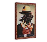 MUYGGAFF Naked Lunch 1991 Horror Movie Poster Canvas Poster Wall Art Decor Print Picture Paintings for Living Room Bedroom Decoration 08x12inch(20x30cm)