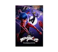 MUYGGAFF The Curious Tale of Ladybug And Cat Noir (2015) Movie Poster Canvas Poster Bedroom Decor Landscape Office Room Decor Gift 16x24inch(40x60cm)