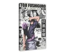 MUYGGAFF Toji Jujutsu Kaisen Anime Poster Canvas Poster Wall Art Decor Print Picture Paintings for Living Room Bedroom Decoration 12x18inch(30x45cm)