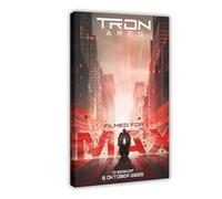 MUYGGAFF Tron Ares - Movie Poster 2 Canvas Poster Wall Art Decor Print Picture Paintings for Living Room Bedroom Decoration 16x24inch(40x60cm)