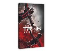 MUYGGAFF Tron Ares - Movie Poster Canvas Poster Wall Art Decor Print Picture Paintings for Living Room Bedroom Decoration 24x36inch(60x90cm)