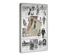 MUYGGAFF University of Alaska Museum Vintage Poster Canvas Poster Wall Art Decor Print Picture Paintings for Living Room Bedroom Decoration 20x30inch(50x75cm)