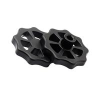 muyihui 1/2/5/10pcs 3D Printer Parts Extruder Knob Hand Screw Nut E Axis Nema 17 Stepper Motor Metal Handwheel for Ender 3 V2 CR-10(2pcs)