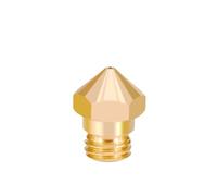muyihui 1-50PCS 3D Printers Parts MK10 Nozzle 0.2/0.3/0.4/0.5/0.6/ .8mm Copper M7 Threaded Part For Extrusion 1.75mm Filament Brass(Gold 1PCS,0.5mm)
