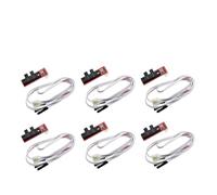 muyihui 1/6/10PCS Optical Endstop Light Control Limit Switch For 1.4 Board 3D Printer Parts with 3 Pin Cable Red Part Accessories(6PCS)