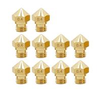 muyihui 10 Pcs MK10 M7 Extruder Nozzle 3D Printer Nozzles 0.2/0.3/0.4/0.5/0.6/0.8/1.0mm Brass Print Head for(0.4mm 1.75mm)