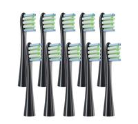 muyihui 10PCS Brush Head Replacement for lectric Toothbrush Soft Bristle X/X PRO/ Z1 Brushes Replaceable(10 Black)
