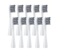 muyihui 10PCS Brush Head Replacement for lectric Toothbrush Soft Bristle X/X PRO/ Z1 Brushes Replaceable(10 Grey)