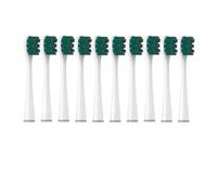 muyihui 10PCS Replacement Toothbrush Heads for Y1/Y1S/Y1pro/Y3/Y4/Y5/P1/P3/P4/P5/P10 /U1/U2/U3/U4/U2S/U3S/F2/F1 Series(10RoundGreen)