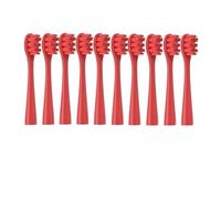 muyihui 10PCS Replacement Toothbrush Heads for Y1/Y1S/Y1pro/Y3/Y4/Y5/P1/P3/P4/P5/P10 /U1/U2/U3/U4/U2S/U3S/F2/F1 Series(10PureRed)