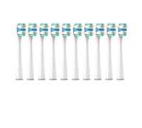muyihui 10PCS Replacement Toothbrush Heads for Y1/Y1S/Y1pro/Y3/Y4/Y5/P1/P3/P4/P5/P10 /U1/U2/U3/U4/U2S/U3S/F2/F1 Series(10RoundWhite)