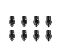 muyihui 2/4/8PCS High-end Hardened Steel 3D Printer Nozzle for Ender 3/Ender 3 V2/Ender Pro/Max/Ender 5 Series/CR 10 Series Hot End(4PCS,Mixed Size)