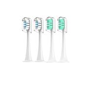 muyihui 2/4 Pcs Replaceable Brush Head for T300/T500/T700 Electric Toothbrush Bristle Individual Package(2White2Green)