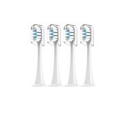 muyihui 2/4 Pcs Replaceable Brush Head for T300/T500/T700 Electric Toothbrush Bristle Individual Package(4White)