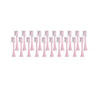 muyihui 20Pcs Replaceable Toothbrush Heads Compatible with X1 X3 X5 Electric Tooth Brush Nozzles Vacuum Package(Pink)