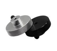 muyihui 3D Printer Parts Extruder Knob Hand Screw Nut E Axis NEMA17 Stepper Motor Metal Handwheel 5mm Bore Size for Ender 3 V2 CR-10(Black)