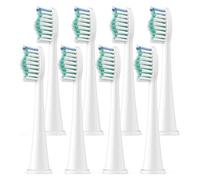 muyihui 4/8/12/16PCS Replacement Brush Heads Compatible with HX3/HX6/HX9 Series Electric Toothbrush(8pcs White)