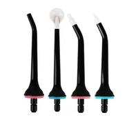 muyihui 4 Pcs Water Flosser Replacement Tips for the FW5020E Family Oral Irrigator Eco-Friendly Durable(4BLACK Mixed)