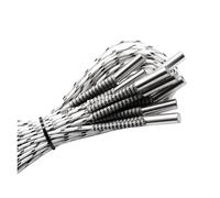 muyihui Maecoom Heating Tube 6 * 20mm 12V 24V 50W Ceramic Cartridge Heater 1M 2M Reprap&Mendel for V6 J-head Extruder 3D Printer Part(24V 50W,10pcs)