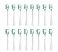 muyihui Replacement Toothbrush Head for NX7000 Electric Soft Bristle Tooth Brush,4/8/16pcs(16WHITE Clean Type)
